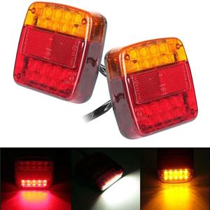 1pc 20LED 12V 방수 내구성 자동차 트럭 LED 후면 테일 라이트 경고등 램프 트레일러 캐러밴