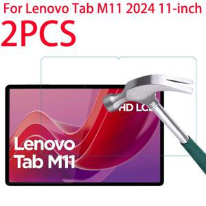 레노버 탭 M11 11 인치 2024 태블릿 보호 필름 무료 거품에 대한 2 조각 HD 스크래치 방지 화면 보호기 강화 유리