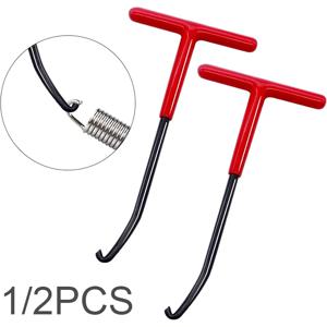 1/2 PCS 배기 스프링 풀러 도구 오토바이 배기 스프링 후크, T 핸들 후크 스노 모빌 스프링 풀러 제거 도구