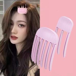 푹신한 머리핀 컬링 앞머리 자용 머리 뿌리 볼륨 헤어 클립 여성 컬링 고정 모양 클립 패션 볼륨 헤어 롤러