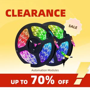 Clearance_5050 5V LED 스트립 조명 1600만 색상 RGB LED 스트립 조명 음악 동기화 색상 변경 파티 정원 홈 데코