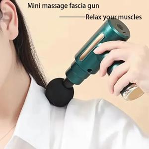 근막 기계 근육 이완 USB 미니 마사지 건, 진동 건, 피트니스 장비, 목 잡기 근막 건