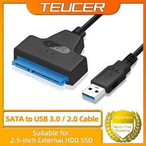 SATA to USB 3.0 케이블, USB 3.0 to SATA 어댑터, 2.5 인치 SATA III HDD 및 SSD 하드 디스크 드라이버와 호환