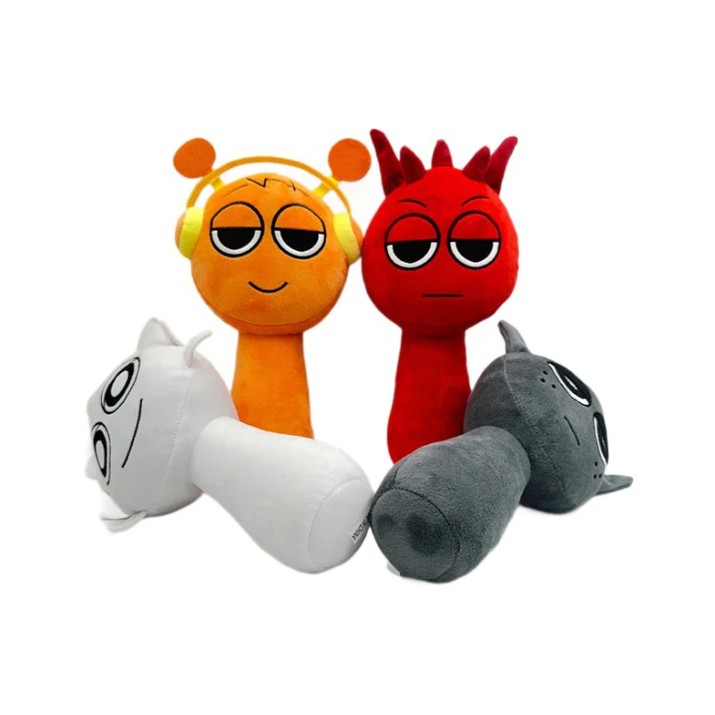 Sprunki Incredibox 봉제 인형 장난감, 가수 오렌 웬다 게임 만화 인형 베개, 어린이 생일 크리스마스 선물