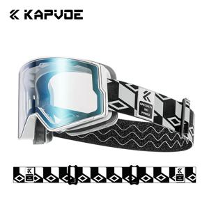 KAPVOE 새로운 야외 포토 크로 믹 스키 스노우 보드 고글 여성 남성 스키 안경 마스크 겨울 스노우 스포츠 안개 방지 UV400 안경