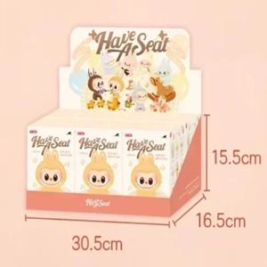 Popmart 라부부 몬스터 2 세대, 하트 박동 비닐 블라인드 박스, 마카롱 & 앰프, 앰프 듀오듀오 펜던트 장식