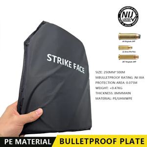 NIJ IIIA 3A 레벨 Uhmwpe 소프트 방탄 플레이트 탄도 전술 조끼 방탄 배낭 탄도 패널 플레이트 10x12in