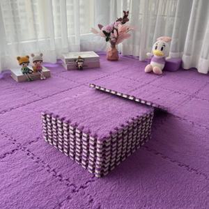 4-20 PCS 아기 플러시 활동 놀이 매트 EVA 폼 소프트 플레이 매트 BPA 무료 재사용 가능한 빨 수있는 미끄럼 방지 방수 퍼즐 스티칭 매트