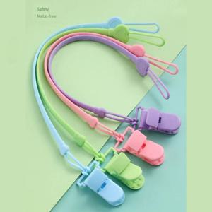 아기용 실리콘 체인 고정 스트랩, 젖니 클립, 신생아 젖니 체인, 젖꼭지 거치대, 간호 액세서리