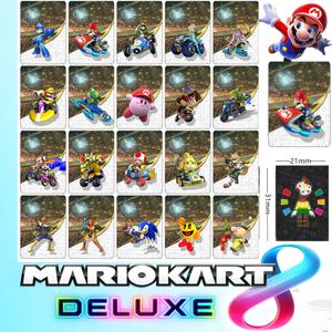 스위치 및 Wii U용 NFC 태그 카드, 마리오 카트 8 Amiibos 카드, 마리오 카트 8 디럭스 NTAG215 칩 카드, 20 개, 신제품