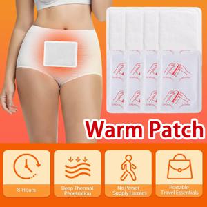 5/20PCS 일회용 따뜻한 패치 자체 가열 내한성 복부 패치 캠핑을위한 오래 지속되는 따뜻한 바디 패치 난방 관리 도구