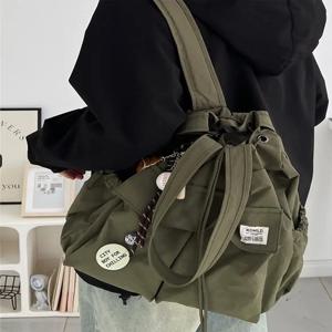 여행 통근자 경량 듀얼 숄더 백 여성 트렌디 브랜드 대학생 클래스 통근 간단한 산 단일 어깨 하이킹 가방
