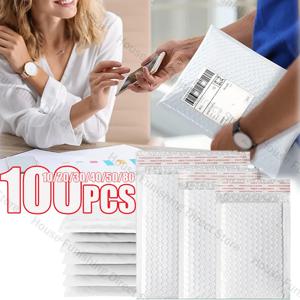 10-100PC 크래프트 버블 봉투 폼 배송 가방 다기능 자체 밀봉 메일 링 버블 가방 방수 자체 접착 가방