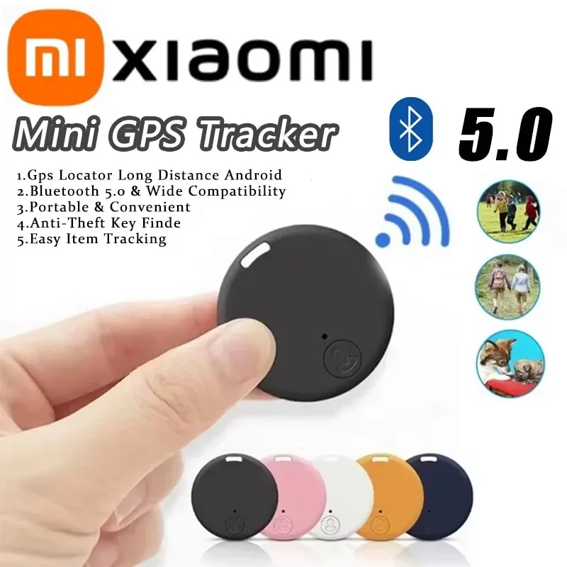 샤오미 미니 GPS 추적기, 블루투스 5.0, 에어 태그, 분실 방지 장치, 애완 동물, 어린이 가방, 지갑 추적, IOS, 안드로이드 스마트 파인더 로케이터