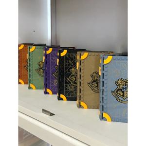 6개의 마법 책, 빌딩 블록, 물약, 부적, 약초학, 스크립트, 마법사 선물 어린이 장난감 장난감 벽돌 모음
