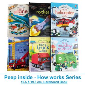 Usborne Peep Inside How Works 시리즈 과학 지식 학습 그림책 영어 일일 취침 독서 책 몬테소리