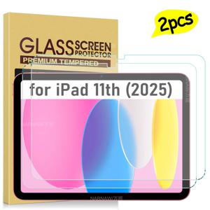 iPad 11 강화 유리 iPad 2025 11세대 화면 보호기 iPad 11인치 A16 필름 가드 안티 스크래치 HD 2팩