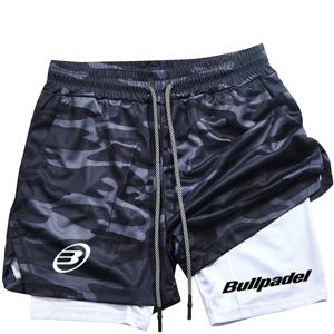 새로운 남성 Padel 스포츠 반바지 여름 남성 통기성 테니스 반바지 빠른 건조 배드민턴 바지 야외 러닝 Sportwear