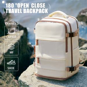 여성용 여행 배낭 남성용, Ryanair 캐빈 여행 가방 용 수하물 40x20x25 대학 Bookbag 작업용 방수 노트북 가방