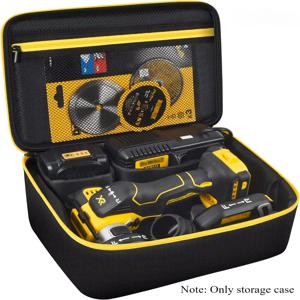 DEWALT 20V MAX 컷오프 도구 3 in 1 브러시리스(DCS438B)와 호환 가능, 보관 가방 케이스 휴대용 홀더 정리함(케이스만 해당)