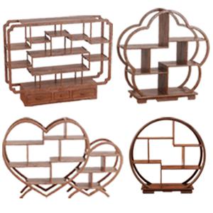 1PC 인형 집 DIY 소형 Bogu 빈 선반 미니 가구 모델 디스플레이 스탠드 스토리지 랙 장면 장식 액세서리 장난감