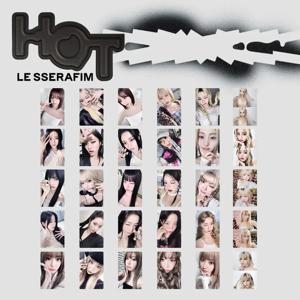 LESSAREFIM 새 앨범 핫 Lomo 카드 포토 카드 양면 인쇄 엽서 팬 컬렉션