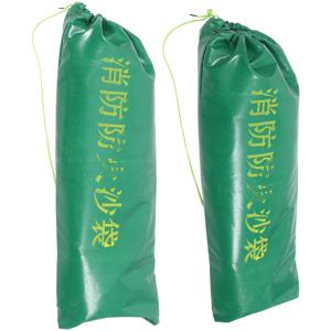 2pcs 내화성 샌드백 허리케인 야외 프로젝트를위한 확장 가능한 재사용 가능한 헤비 듀티 빈 홍수 방지 샌드백