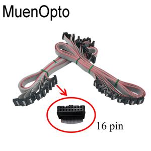 플랫 리본 데이터 케이블 16pin 5PCS LED 디스플레이 수신 카드 연결 순수 구리 신호 20cm 40cm 60cm 80cm 100cm 길이