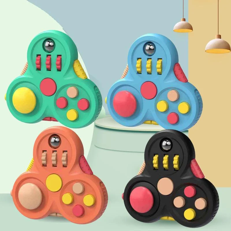 회전 매직 성인 안티 스트레스 Fidget 장난감 자폐증 ADHD 스트레스 릴리프 손가락 끝 장난감 Fidget