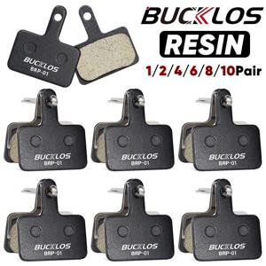 BUCKLOS 수지 디스크 브레이크 패드 SHIMANO B01S 내마모성 유압 브레이크 패드 B03S B05S 사이클링 부품 용 MTB 브레이크 패드