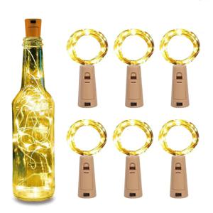 1pcs 2 미터 20 Led 1 미터 10 Led 병 요정 문자열 조명 코르크 크리스마스 웨딩 파티