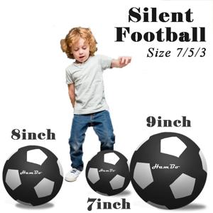 사일런트 풋볼 사이즈 7 #   5 #   3 #   성인/어린이 실내 축구 거품 공 기차 에어리스 축구 음소거 튀는 공 침묵 공