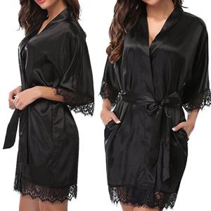 1 조각 여성 속옷 광택 가운 잠옷 얼음 실크 플러스 사이즈 잠옷 Homewear 패션 트렌드