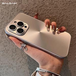 럭셔리 레이저 오로라 CD 패턴 매트 케이스 iPhone 16 15 14 13 12 11 Pro Max 16 Plus 소프트 범퍼 충격 방지 갑옷 하드 커버