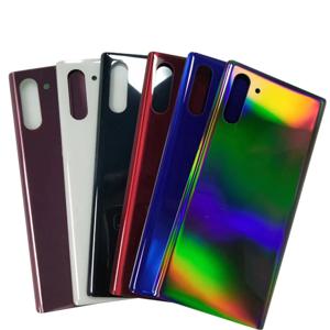 SAMSUNG Galaxy Note10 배터리 커버 하우징 Galaxy Note 10 N970 N970F Note10 Plus N975 N975F NOTE10 후면 후면 유리 케이스