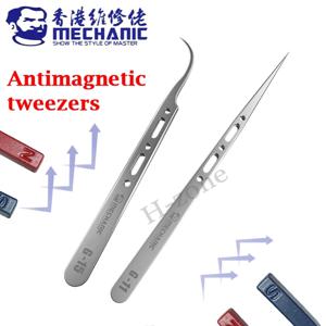 Mechanic G 11 G 15 휴대 전화 수리 지문 플라잉 와이어 항자성 핀셋 미세 팁 클립 정밀 부품