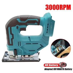 휴대용 다기능 목수 전동 공구용 무선 지그 톱, 배터리 없음, 18V Makita 3000RPM