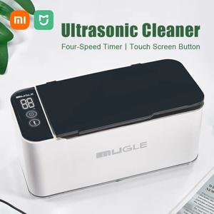 Xiaomi 초음파 청소 상자 SUS304 스테인레스 스틸 타이밍 LED 디지털 디스플레이 터치 키 가정용 미니 보석 안경 클리너