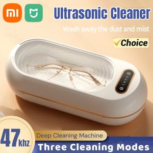 Xiaomi 3 모드 전기 청소 교정기 상자 다기능 유리 리테이너 클리너 틀니 딥 클리닝 기계 쥬얼리 클리너