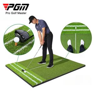 PGM 골프 스트라이크 매트 보조 라인 가이드 1.2x1.5m 실내 실외 스윙 패드 DJD050