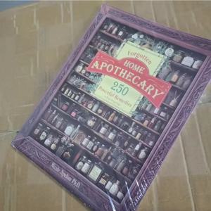 잊혀진 집 boticario libro de remedios a base de hierbas, 250 papeles, remedios potentes, médico en casa para el bienestar d