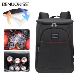DENUONISS 20L 열 쿨러 배낭 다층 절연 배낭 방수 누출 방지 가방 피크닉 야외 및 병따개