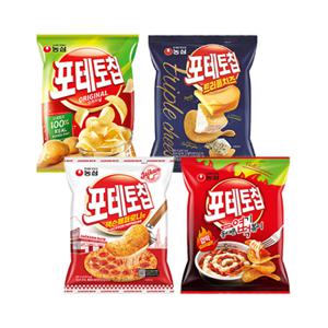 포테토칩 x 8봉/트리플치즈/오리지널/엽떡/잭슨