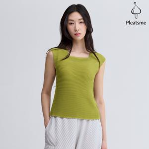[최초가 89000원] 오간자 스퀘어넥 슬리브리스 티셔츠_PPTSM025037
