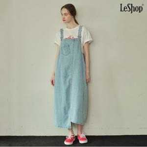 정상가:119000원ㅣ포켓 트임 멜빵 데님 원피스 (DP2OW028A)