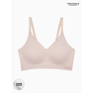 [하프클럽/크로커다일 이너웨어]쿨 인견 에어홀 스트랍 감탄브라 1종 오트밀