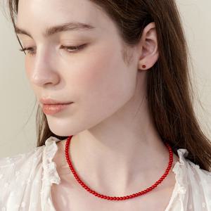 [볼빨간사춘기 안지영, 윤지성 착용] berry fruit necklace