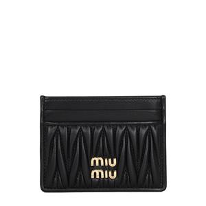 25SS 블랙 마테라쎄 카드지갑 5MC076 AFPP F0002