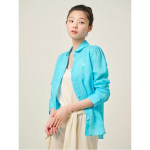 [25SS][Essential] 리넨 솔리드 레귤러핏 셔츠  스카이블루 (BF5364E01Q)