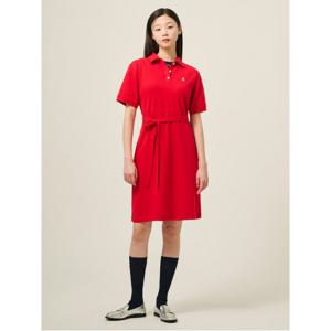 [25SS][Essential] 피케 원피스  레드 (BF5471E016)